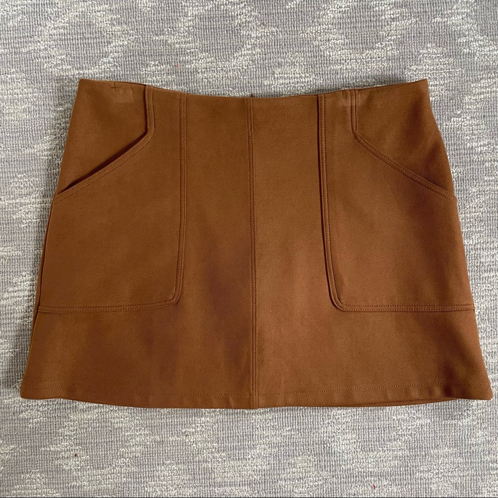Zara Faux Suede Mini-Skirt